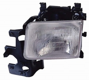 1994 - 1997 Dodge B250 Front Headlight Assembly Replacement Housing / Lens / Cover - Right <u><i>Passenger</i></u> Side