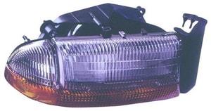 1997 - 1998 Dodge Durango Front Headlight Assembly Replacement Housing / Lens / Cover - Right <u><i>Passenger</i></u> Side