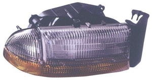 1998 - 2004 Dodge Durango Front Headlight Assembly Replacement Housing / Lens / Cover - Right <u><i>Passenger</i></u> Side