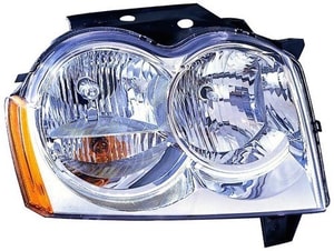 2005 - 2007 Jeep Grand Cherokee Front Headlight Assembly Replacement Housing / Lens / Cover - Right <u><i>Passenger</i></u> Side