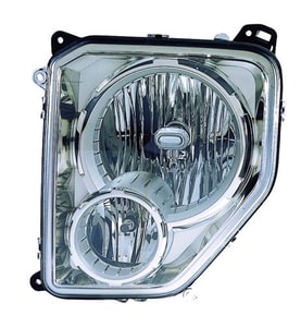 2008 - 2012 Jeep Liberty Front Headlight Assembly Replacement Housing / Lens / Cover - Right <u><i>Passenger</i></u> Side