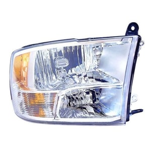 2009 - 2012 Dodge Ram 3500 Headlight (w/ quad lamps) - Right <u><i>Passenger</i></u>