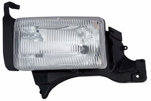 1994 - 2001 Dodge Ram 3500 Front Headlight Assembly Replacement Housing / Lens / Cover - Left <u><i>Driver</i></u> Side