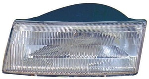 Headlight Lens/Housing for 1991 - 1995 Plymouth Voyager, Right <u><i>Passenger</i></u> Front Headlight Assembly Replacement Housing / Lens / Cover, w/composite Headlights;  4451730