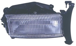 1997 - 2004 Dodge Dakota Front Headlight Assembly Replacement Housing / Lens / Cover - Right <u><i>Passenger</i></u> Side