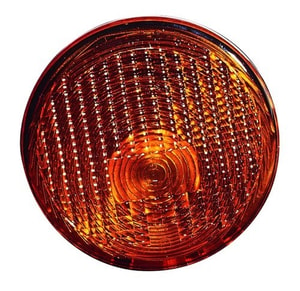 2007 - 2013 Jeep Wrangler Turn Signal Light Assembly Replacement / Lens Cover - Front Left <u><i>Driver</i></u> Side