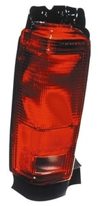 Left <u><i>Driver</i></u> Tail Light Assembly Replacement for 1984 - 1986 Dodge Caravan Base Model without Bright Trim;  4174899