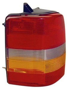 1993 - 1998 Jeep Grand Cherokee Rear Tail Light Assembly Replacement / Lens / Cover - Left <u><i>Driver</i></u> Side