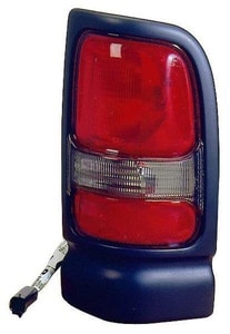 1994 - 2002 Dodge Ram 3500 Rear Tail Light Assembly Replacement / Lens / Cover - Left <u><i>Driver</i></u> Side