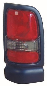 1994 - 2002 Dodge Ram 3500 Rear Tail Light Assembly Replacement / Lens / Cover - Left <u><i>Driver</i></u> Side