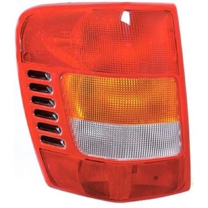 1999 - 2002 Jeep Grand Cherokee Rear Tail Light Assembly Replacement / Lens / Cover - Left <u><i>Driver</i></u> Side