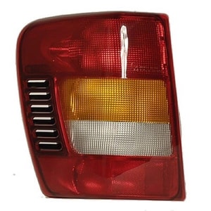 2002 - 2004 Jeep Grand Cherokee Rear Tail Light Assembly Replacement / Lens / Cover - Left <u><i>Driver</i></u> Side