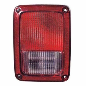 2007 - 2018 Jeep Wrangler Rear Tail Light Assembly Replacement / Lens / Cover - Left <u><i>Driver</i></u> Side