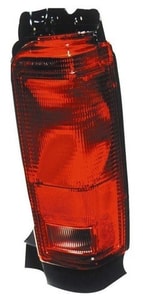 Right <u><i>Passenger</i></u> Tail Light Assembly for 1984 - 1986 Dodge Caravan Base Model, Rear Tail Light Replacement Lens/Cover, w/o Bright Trim, Replacement,  4174898