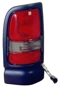 1994 - 2002 Dodge Ram 3500 Rear Tail Light Assembly Replacement / Lens / Cover - Right <u><i>Passenger</i></u> Side