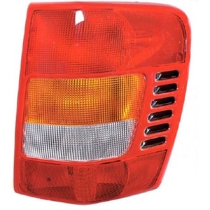 1999 - 2002 Jeep Grand Cherokee Rear Tail Light Assembly Replacement / Lens / Cover - Right <u><i>Passenger</i></u> Side