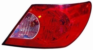 2007 - 2008 Chrysler Sebring Rear Tail Light Assembly Replacement / Lens / Cover - Right <u><i>Passenger</i></u> Side - (Sedan)