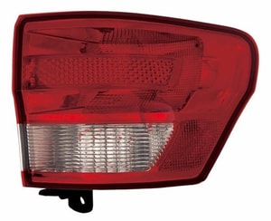 2011 - 2013 Jeep Grand Cherokee Rear Tail Light Assembly Replacement / Lens / Cover - Right <u><i>Passenger</i></u> Side Outer
