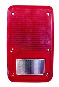 1978 - 1993 Plymouth PB250 Tail Light Lens - Left <u><i>Driver</i></u> Side Replacement