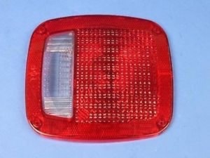 1987 - 2006 Jeep Wrangler Tail Light Lens - Right <u><i>Passenger</i></u> Side Replacement