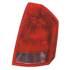Left <u><i>Driver</i></u> Rear Tail Light Assembly Replacement Housing, Lens and Cover for 2005 - 2007 Chrysler 300 3.5L V6 and 2.7L V6 Models,  4805851AE, Replacement