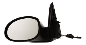 Manual Remote Mirror for Chrysler PT Cruiser Wagon 2004-2009, Left <u><i>Driver</i></u>, Non-Folding, Non-Heated, Textured, Type 1, Replacement