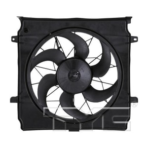Radiator Cooling Fan Assembly for 2002 - 2004 Jeep Liberty, Electric Fan Assembly,  55037659AB, Replacement