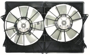2004 - 2006 Chrysler Pacifica Engine / Radiator Cooling Fan Assembly Replacement