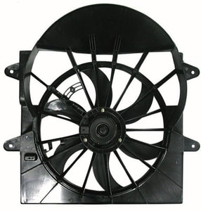 2005 - 2008 Jeep Commander Engine / Radiator Cooling Fan Assembly Replacement