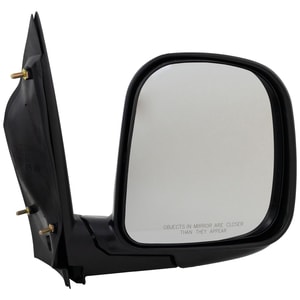 Manual Adjust Mirror for Chevrolet Express/GMC Savana Van 1996-2002, Right <u><i>Passenger</i></u> Side, Non-Towing, Manual Folding, Non-Heated, Textured, Replacement