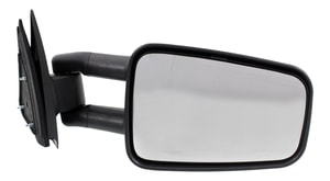 Towing Mirror for Chevrolet Silverado/GMC Sierra 1999-2006, Right <u><i>Passenger</i></u>, Manual Adjust & Fold, Non-Heated, Textured, Suitable for 2007 Classic, Camper, Without Wide Angle Glass, Replacement