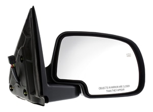 Mirror for Chevrolet Silverado/GMC Sierra 1999-2006 & 2007 Classic, Right <u><i>Passenger</i></u>, Non-Towing, Power Control, Manual Folding, Heated, Paintable, w/o Memory, with Puddle and Signal Light, Replacement