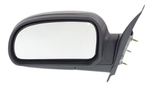 Manual Adjust Mirror for Chevrolet Trailblazer 2002-2009, Left <u><i>Driver</i></u>, Manual Folding, Non-Heated, Textured, Replacement