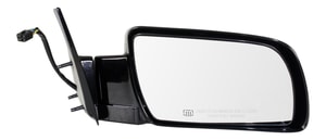 Power Mirror for Chevrolet C/K Full Size Pickup 1988-2002, Right <u><i>Passenger</i></u> Side, Non-Towing, Manual Folding, Heated, Paintable, Standard Type, Replacement