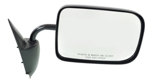 Manual Adjust Non-Towing Mirror for 1994-1997 RAM Full Size Pick-Up, Right <u><i>Passenger</i></u> Side, Manual Folding, Non-Heated, Textured, Replacement