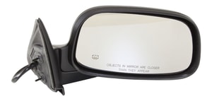 Power Mirror for Dodge Dakota 2001-2004, Right <u><i>Passenger</i></u>, Manual Folding, Heated, Textured, without Auto Dimming, Blind Spot Detection, Memory, and Signal Light, Replacement