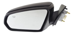 Power Mirror for 2008-2009 Dodge Avenger, Left <u><i>Driver</i></u>, Manual Folding, Heated, Paintable, without Auto Dimming, Blind Spot Detection, Memory and Signal Light, Replacement
