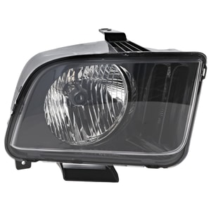 Headlight Assembly for Ford Mustang 2005-2006, Right <u><i>Passenger</i></u>, Halogen, Replacement (CAPA Certified)