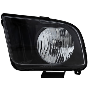 Headlight Assembly for Ford Mustang 2007-2009, Left <u><i>Driver</i></u> Side, Halogen, Replacement
