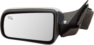 Power Mirror for Ford Focus SEL Model 2009-2011, Left <u><i>Driver</i></u>, Non-Folding, Heated, Chrome, Replacement
