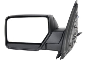 Power Mirror for Ford Expedition 2007-2014, Left <u><i>Driver</i></u>, Non-Towing, Manual Folding, Non-Heated, Textured, without Auto Dimming, Blind Spot Detection, Memory, and Signal Light, Replacement