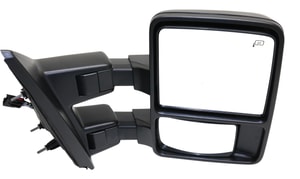 Towing Mirror for Ford F-150 2013-2014, Right <u><i>Passenger</i></u>, Power, Power Folding, Heated, Textured, with Memory and Signal Light, Excludes SVT Raptor Model, Replacement