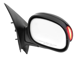Power Mirror for Ford F-150 2001-2003 Right <u><i>Passenger</i></u>, Non-Towing, Manual Folding, Non-Heated, Paintable, with In-housing Signal Light, without Auto Dimming, Blind Spot Detection, and Memory, Replacement