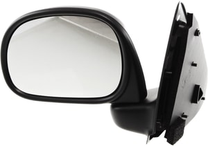 Manual Adjust Mirror for Ford F-150 2002-2004, Left <u><i>Driver</i></u>, Non-Towing, Manual Folding, Non-Heated, Textured, without Auto Dimming, Blind Spot Detection, Memory, and Signal Light, Replacement