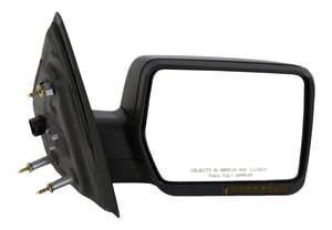 Power Mirror for Ford F-150 2007-2008, Right <u><i>Passenger</i></u>, Non-Towing, Manual Folding, Heated, Textured, with In-housing Signal Light, without Auto Dimming, Blind Spot Detection, and Memory, Replacement