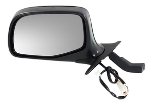 Power Mirror for Ford F-Series 1992-1997 Left <u><i>Driver</i></u>, Non-Towing, Manual Folding, Non-Heated, Chrome, Paddle Style, without Lightning Model and Performance Package, Replacement