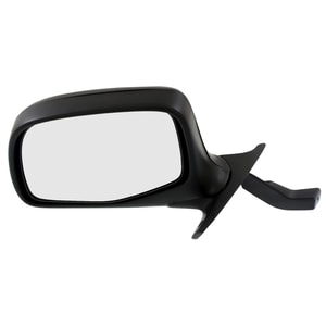 Manual Adjust Mirror for Ford F-Series 1992-1997, Left <u><i>Driver</i></u>, Non-Towing, Manual Folding, Non-Heated, Chrome, Paddle Style, Replacement Models: F-150, F-250, F-350.