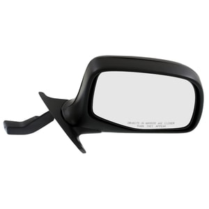 Right <u><i>Passenger</i></u> Side Mirror for Ford F-Series 1992-1997, Manual Adjust, Manual Folding, Non-Towing, Non-Heated, Chrome, Paddle Style, Replacement