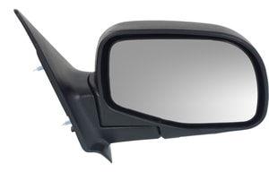 Manual Adjust Right <u><i>Passenger</i></u> Mirror for Ford Ranger 1998-2005 & Mazda Pickup 1996-2005, Manual Folding, Non-Heated, Paintable, Replacement