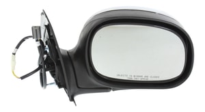Mirror Right <u><i>Passenger</i></u> for Ford F-150 (1997-2002), F-250 (1997-1999), Non-Towing, Power, Manual Folding, Non-Heated, Chrome, Contour Style, without Signal Light, Regular/SuperCab, up to Feb 12, 2002, Replacement